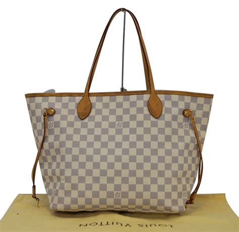 louis vuitton white neverfull replica|authentic louis vuitton neverfull mm.